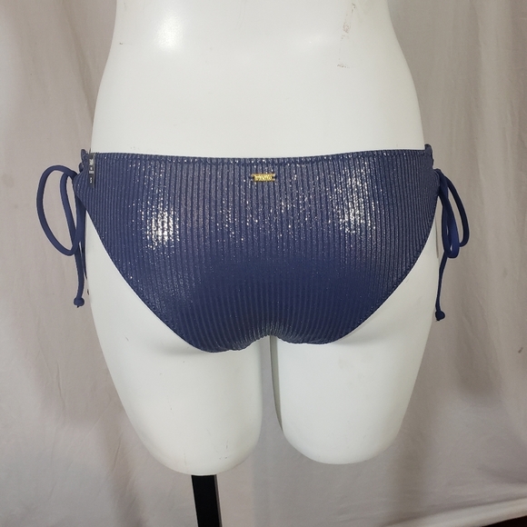 Pink by Vs sparkle blue mini cheekster ribbed bott - Picture 4 of 6